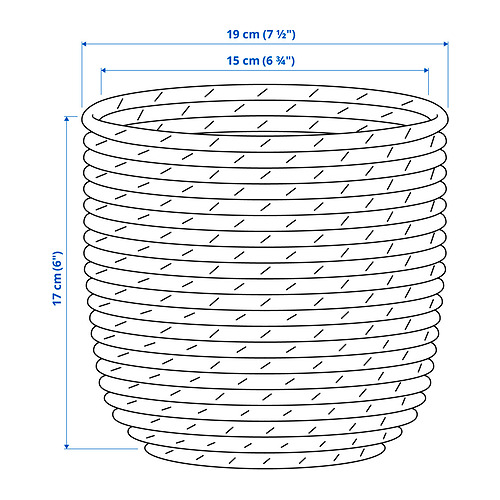 SANDÖDLA plant pot