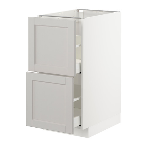 METOD/MAXIMERA base cb 2 fronts/2 high drawers