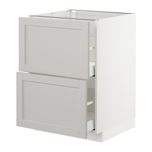 METOD/MAXIMERA base cb 2 fronts/2 high drawers