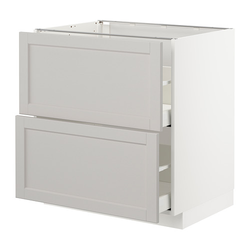 METOD/MAXIMERA base cb 2 fronts/2 high drawers
