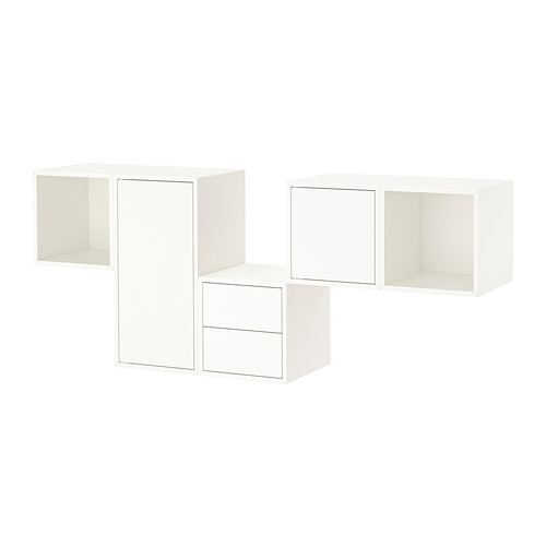 EKET, wall-mounted cabinet combination