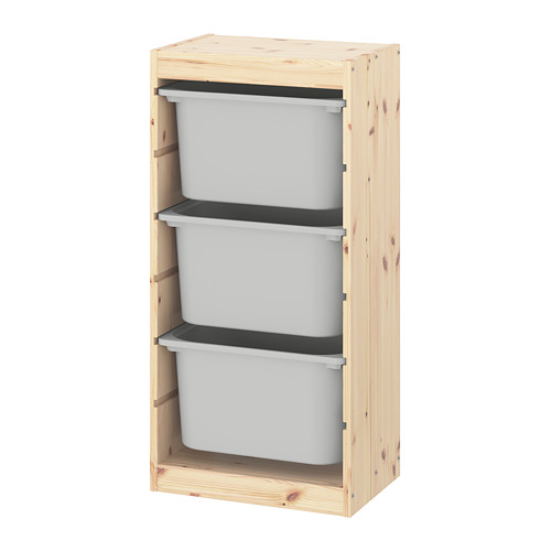 TROFAST, storage combination with boxes