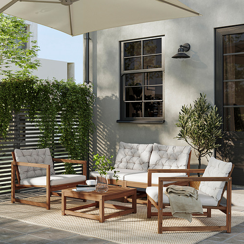 NÄMMARÖ, 4-seat conversation set, outdoor