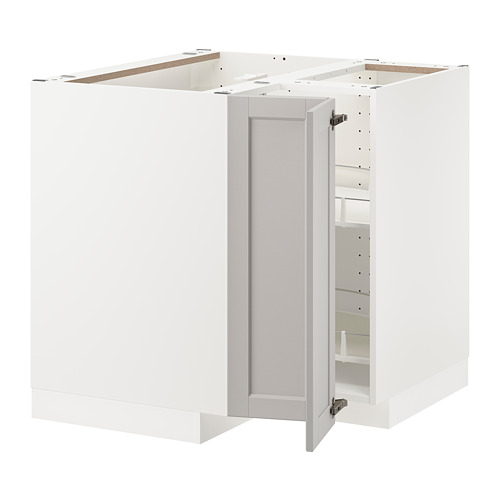 METOD, corner base cabinet with carousel