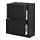 METOD, base cabinet with 2 drawers