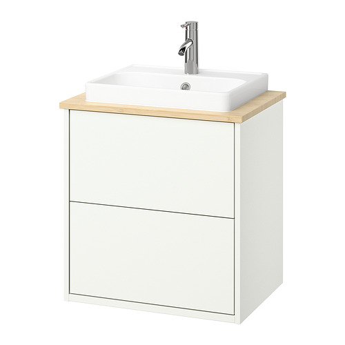 HAVBÄCK/ORRSJÖN, wash-stnd w drawers/wash-basin/tap
