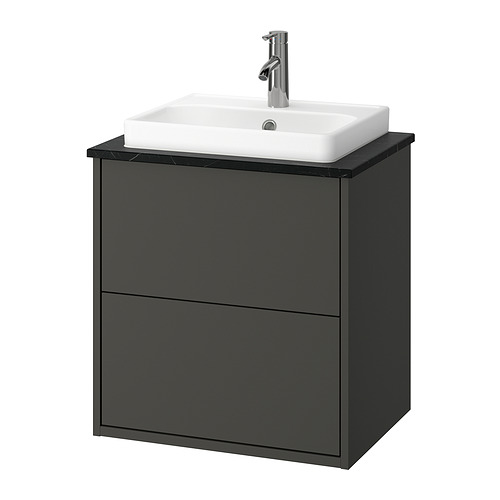 HAVBÄCK/ORRSJÖN, wash-stnd w drawers/wash-basin/tap