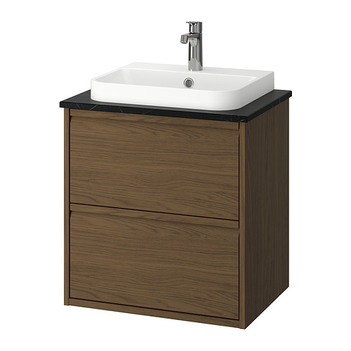 ÄNGSJÖN/BACKSJÖN, vaskaskápur/skúffur/handlaug/blt.