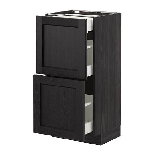 METOD/MAXIMERA base cab with 2 fronts/3 drawers