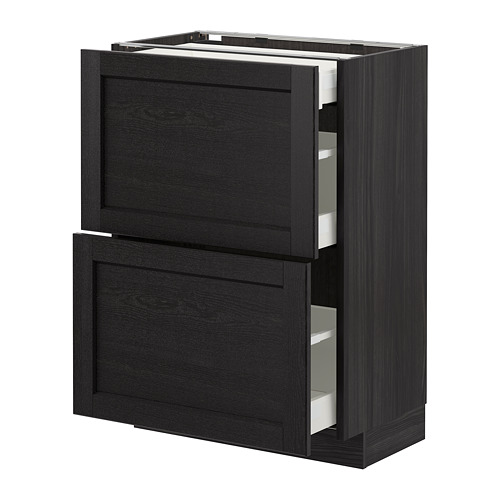 METOD/MAXIMERA base cab with 2 fronts/3 drawers