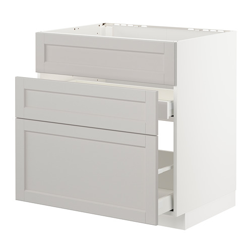 METOD/MAXIMERA base cab f sink+3 fronts/2 drawers