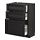 METOD/MAXIMERA, base cabinet with 3 drawers
