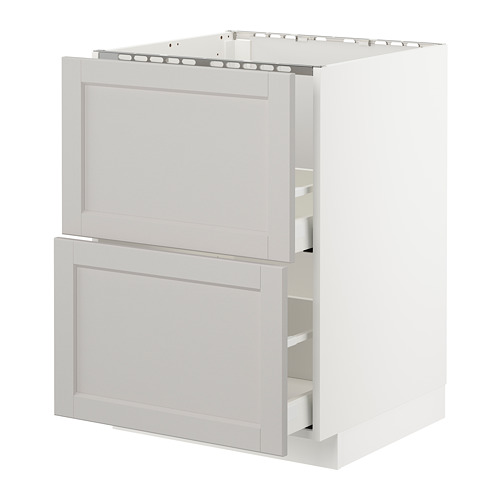 METOD/MAXIMERA base cab f sink+2 fronts/2 drawers