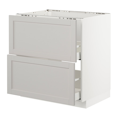 METOD/MAXIMERA base cab f sink+2 fronts/2 drawers