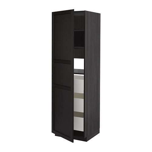 METOD/MAXIMERA high cabinet with drawers
