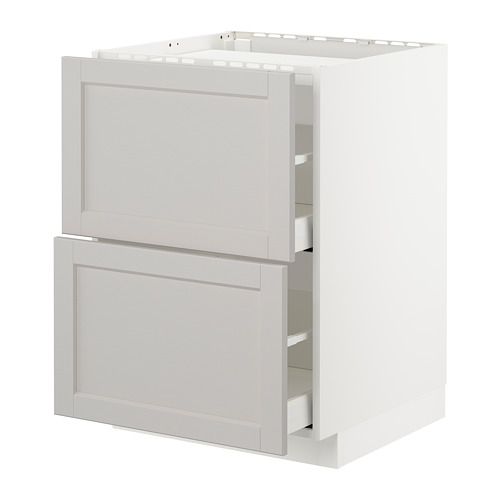 METOD/MAXIMERA base cab f hob/2 fronts/2 drawers