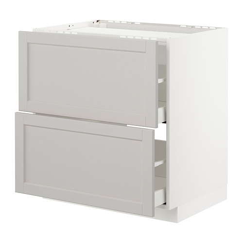 METOD/MAXIMERA base cab f hob/2 fronts/2 drawers