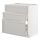 METOD/MAXIMERA, base cab f sink+3 fronts/2 drawers