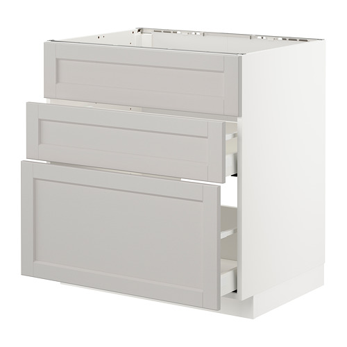 METOD/MAXIMERA base cab f sink+3 fronts/2 drawers