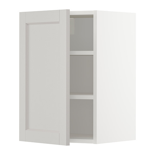 METOD wall cabinet with shelves
