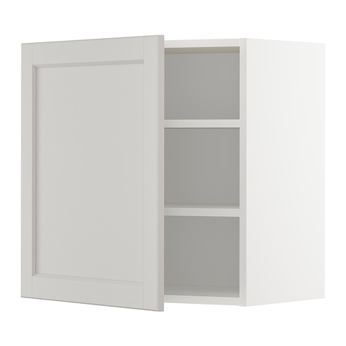 METOD wall cabinet with shelves