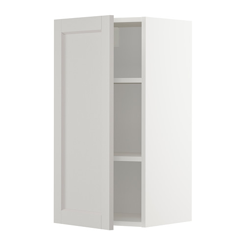 METOD wall cabinet with shelves