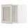 METOD, wall cabinet with glass door