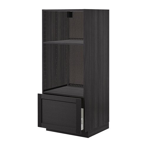 METOD/MAXIMERA high cab for oven/micro w drawer