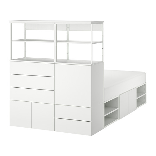 PLATSA, bed frame with 5 door+5 drawers