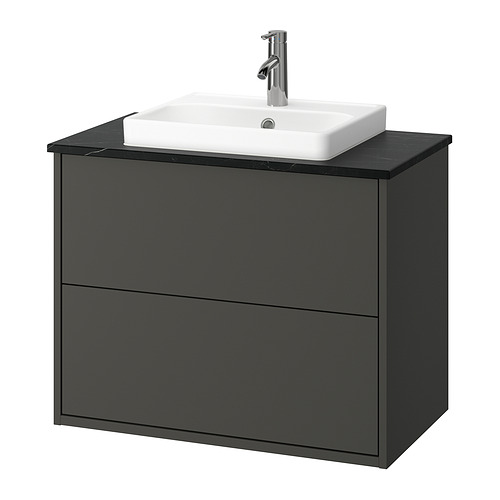 HAVBÄCK/ORRSJÖN, wash-stnd w drawers/wash-basin/tap