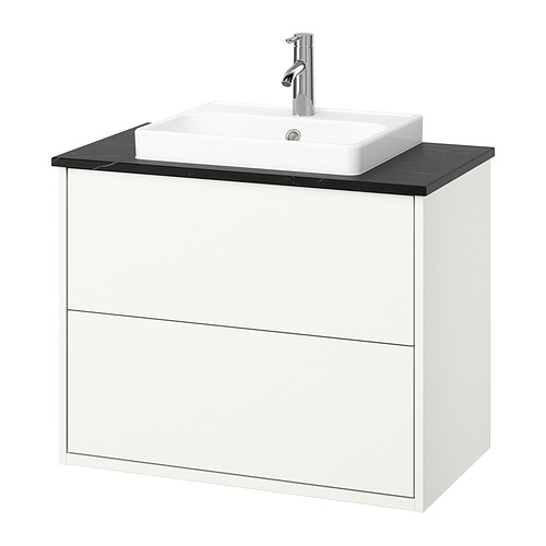 HAVBÄCK/ORRSJÖN, wash-stnd w drawers/wash-basin/tap