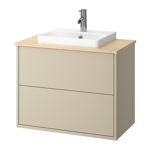 HAVBÄCK/ORRSJÖN, wash-stnd w drawers/wash-basin/tap