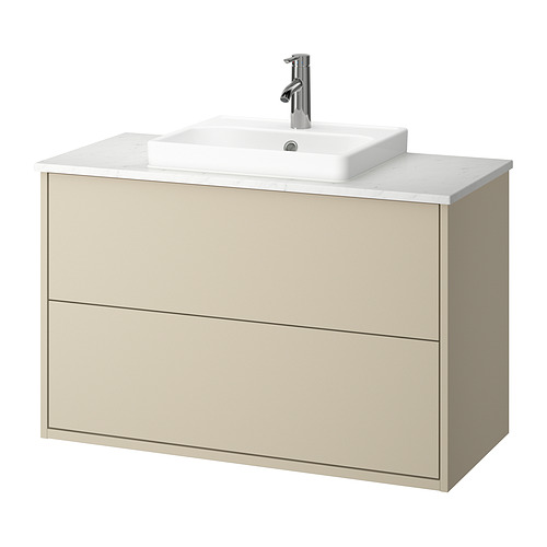 HAVBÄCK/ORRSJÖN, wash-stnd w drawers/wash-basin/tap