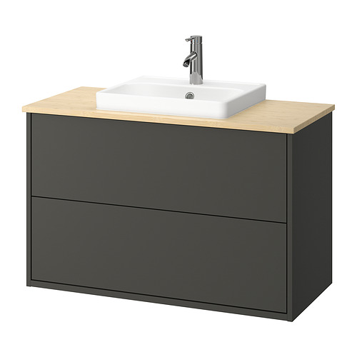 HAVBÄCK/ORRSJÖN, wash-stnd w drawers/wash-basin/tap