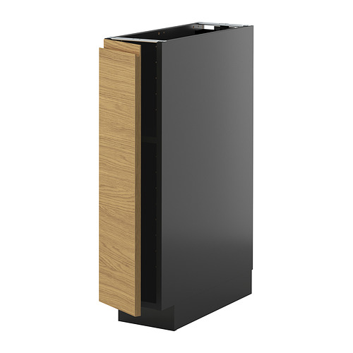 METOD base cabinet with shelves