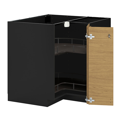 METOD corner base cabinet with carousel