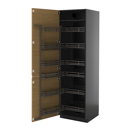 METOD high cabinet with pull-out larder