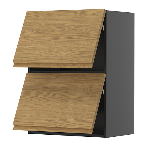 METOD wall cabinet horizontal w 2 doors