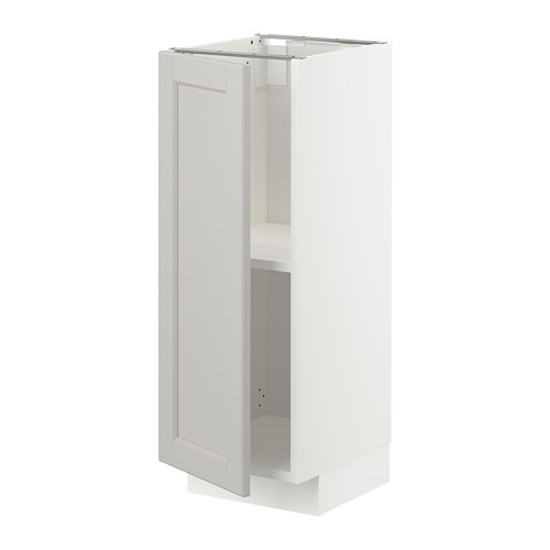 METOD base cabinet with shelves