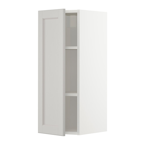 METOD wall cabinet with shelves