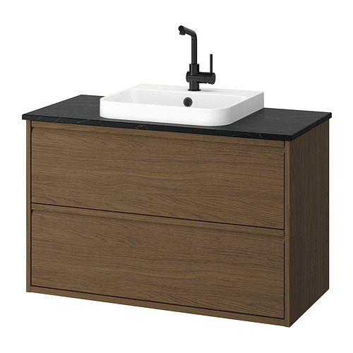 ÄNGSJÖN/BACKSJÖN, vaskaskápur/skúffur/handlaug/blt.