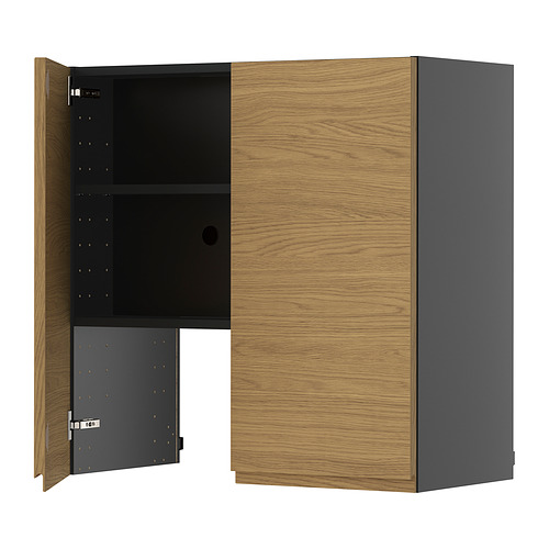 METOD wall cb f extr hood w shlf/door