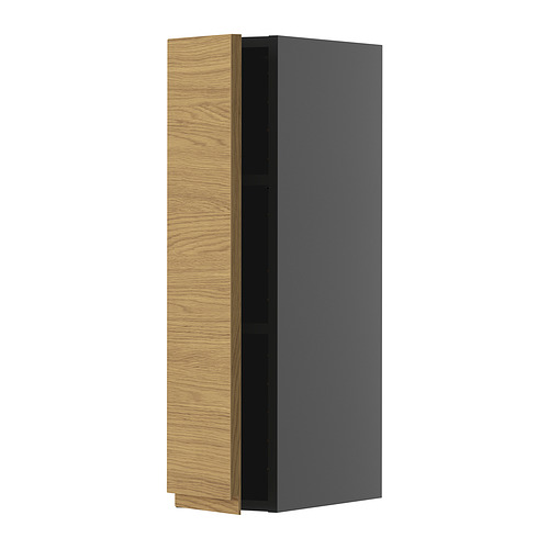 METOD wall cabinet with shelves