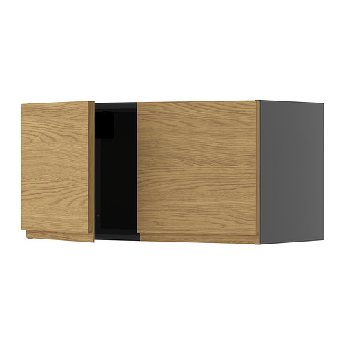 METOD wall cabinet with 2 doors