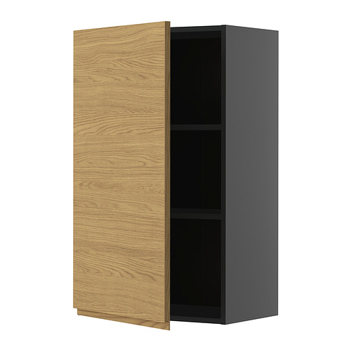 METOD wall cabinet with shelves