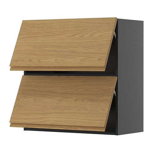 METOD wall cabinet horizontal w 2 doors