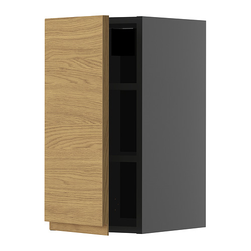 METOD wall cabinet with shelves