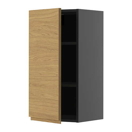 METOD wall cabinet with shelves