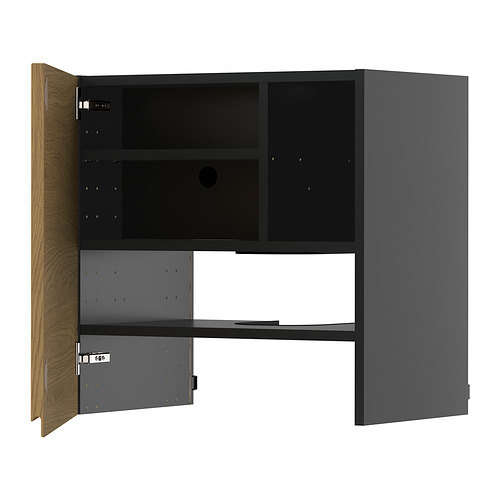 METOD wall cb f extr hood w shlf/door