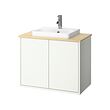 HAVBÄCK/ORRSJÖN wash-stnd w doors/wash-basin/tap
